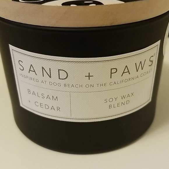 Sand + Paws Accents New Sand Paws Balsam Cedar Soy Wax Candle